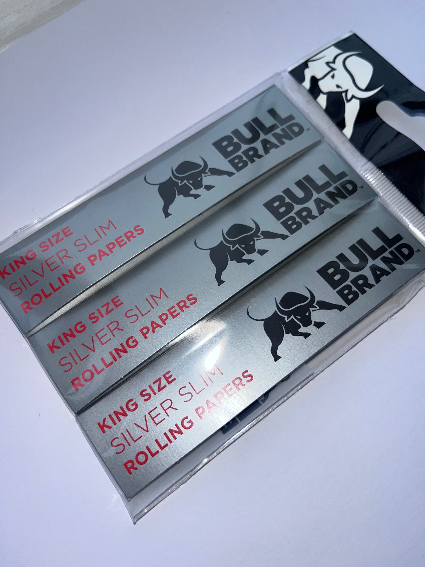 King Size Silver Slim BULL BRAND