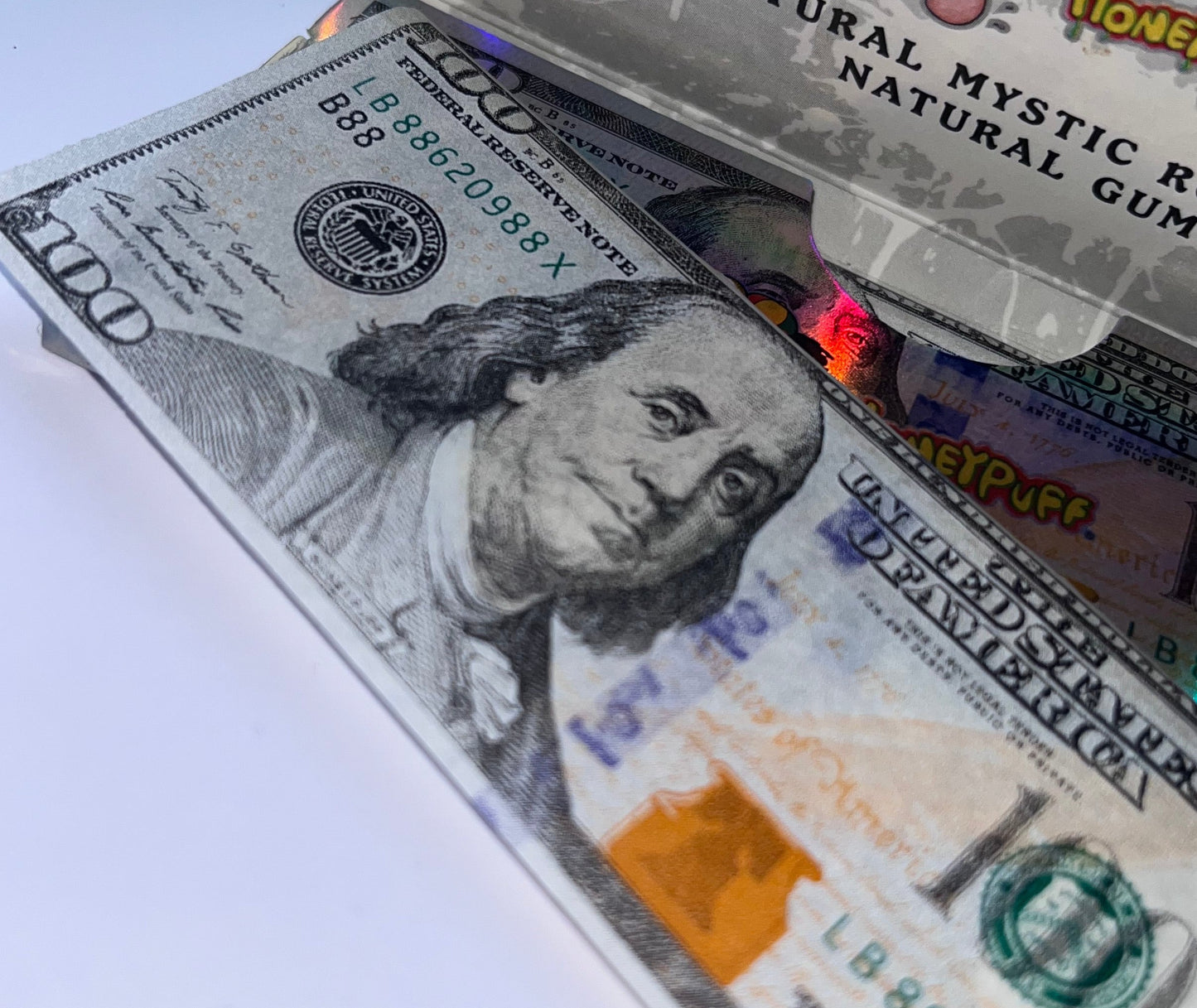 $100 Bill Rolling papers by HONEYPUFF