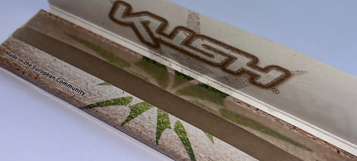 KUSH Unbleached King size Slim Rolling Papers