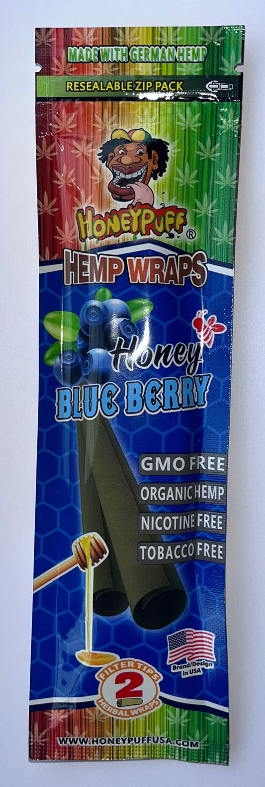 Blue Berry HoneyPuff Hemp wraps