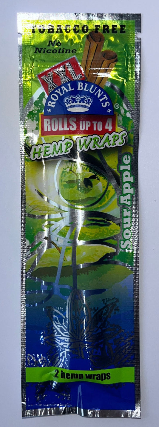 Sour Apple Royal Blunts Hemp Wrap