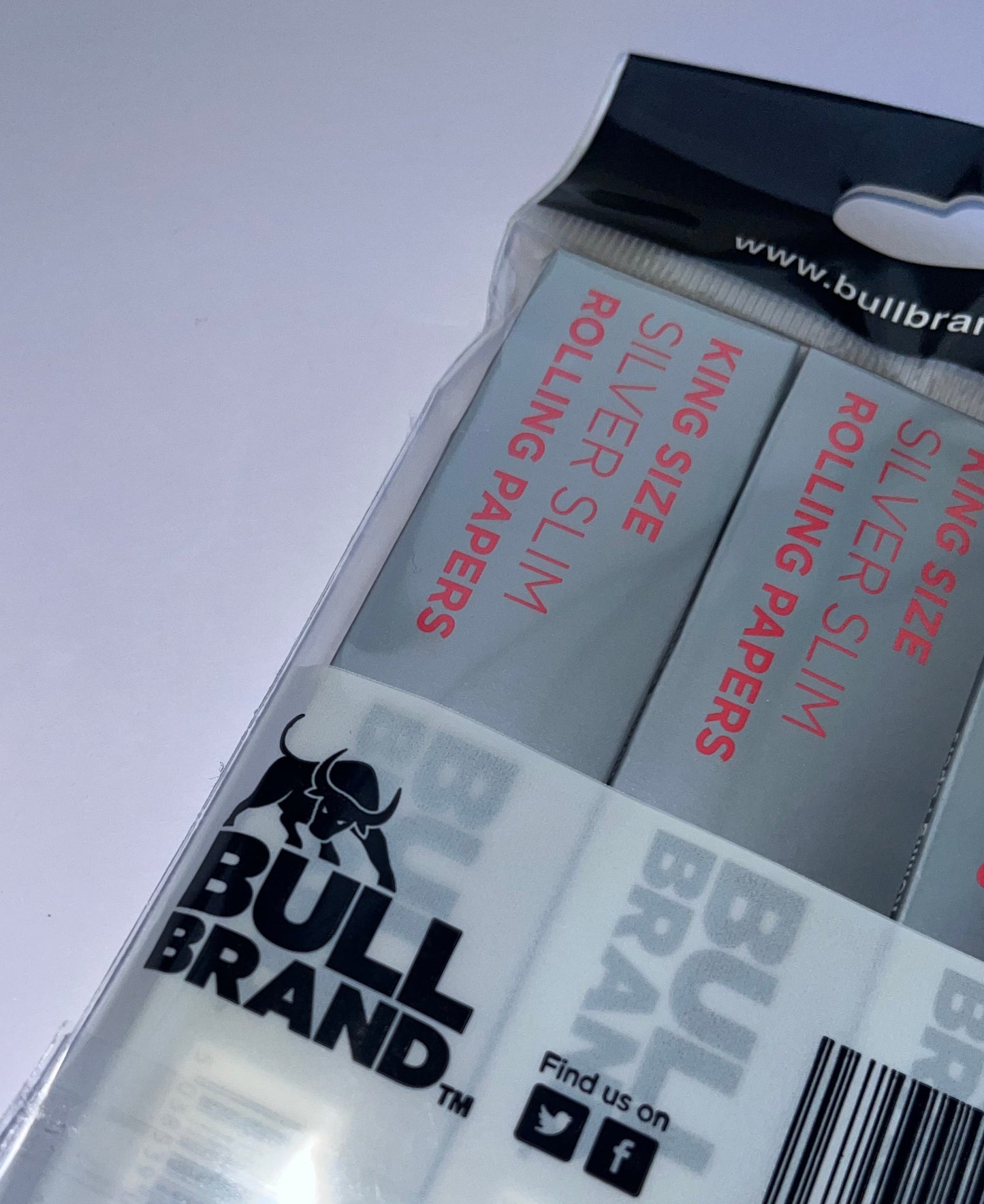 King Size Silver Slim BULL BRAND
