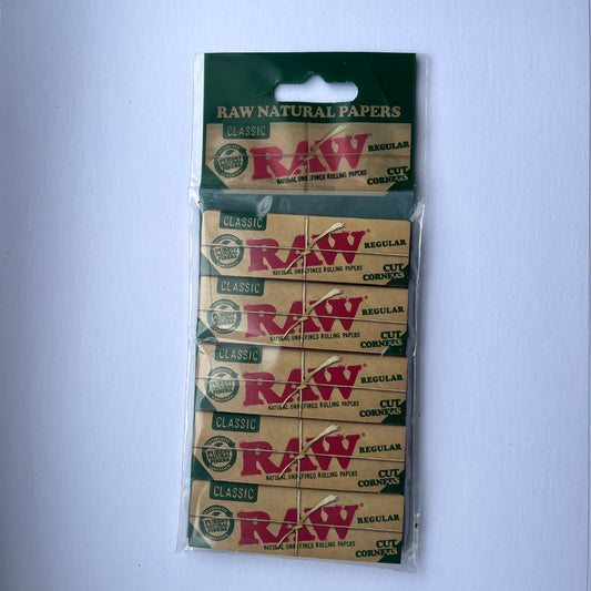 RAW Regular Cut Corners 5 Pack