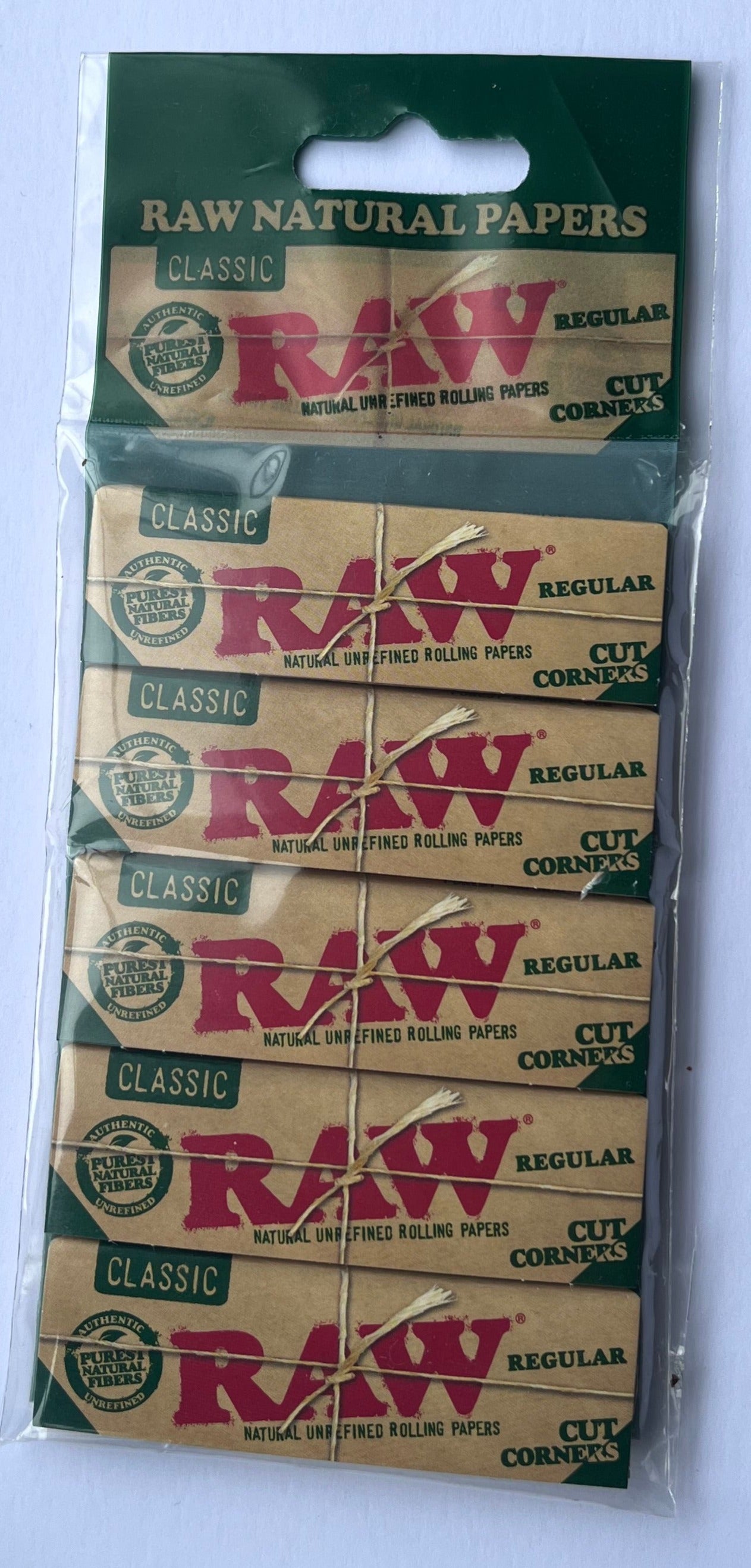 RAW Regular Cut Corners 5 Pack